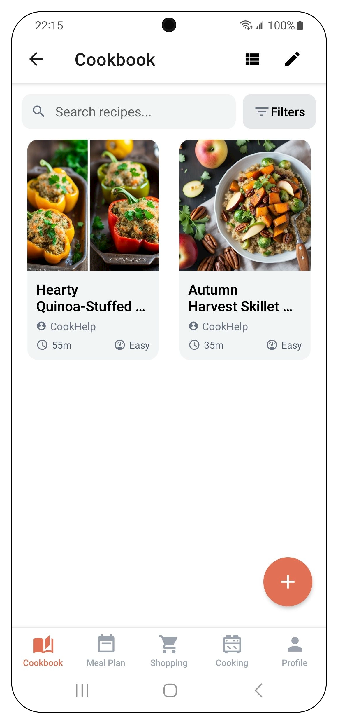 CookHelp App Screenshot 1